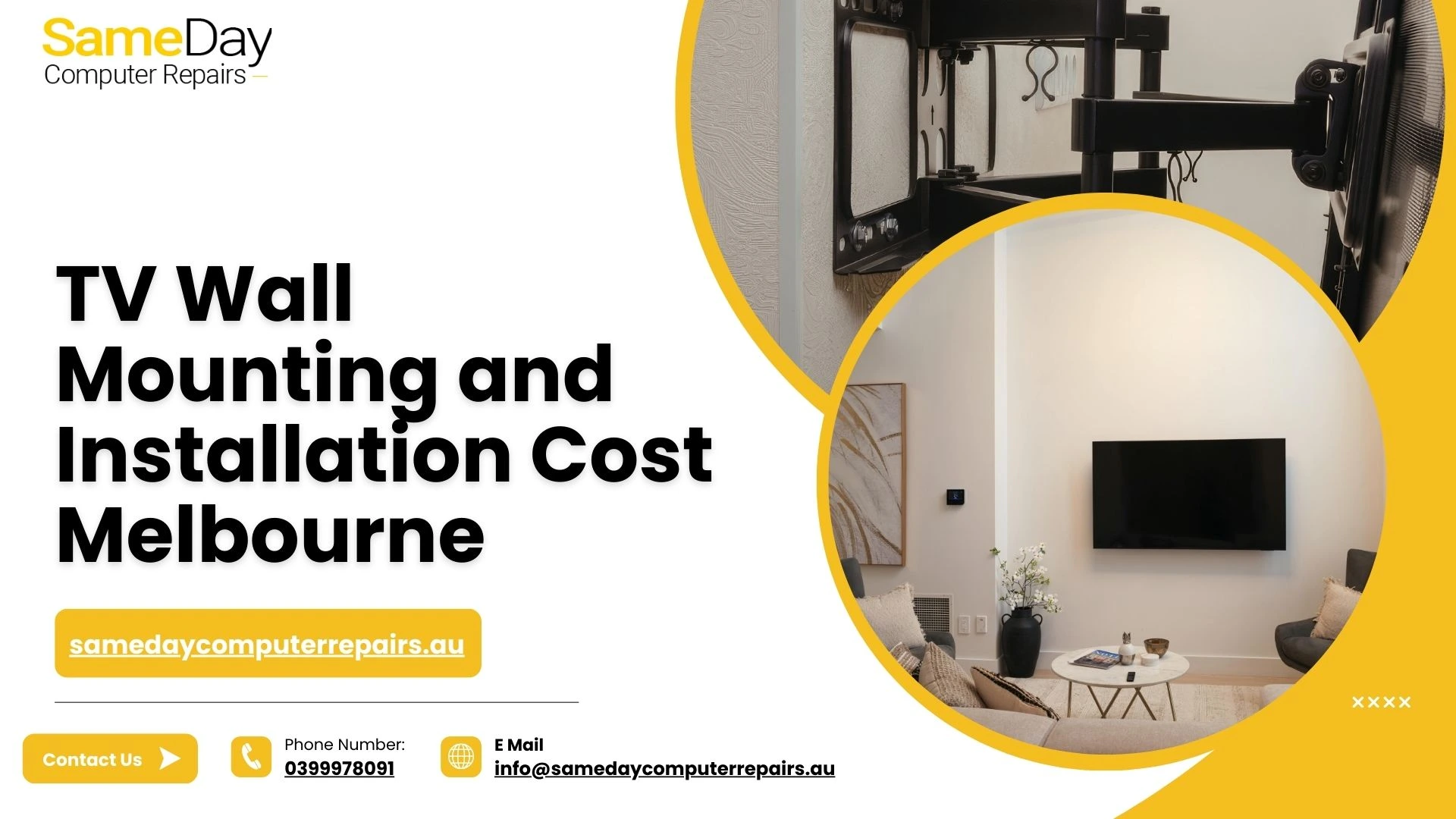 TV Wall Mounting and Installation Cost Melbourne