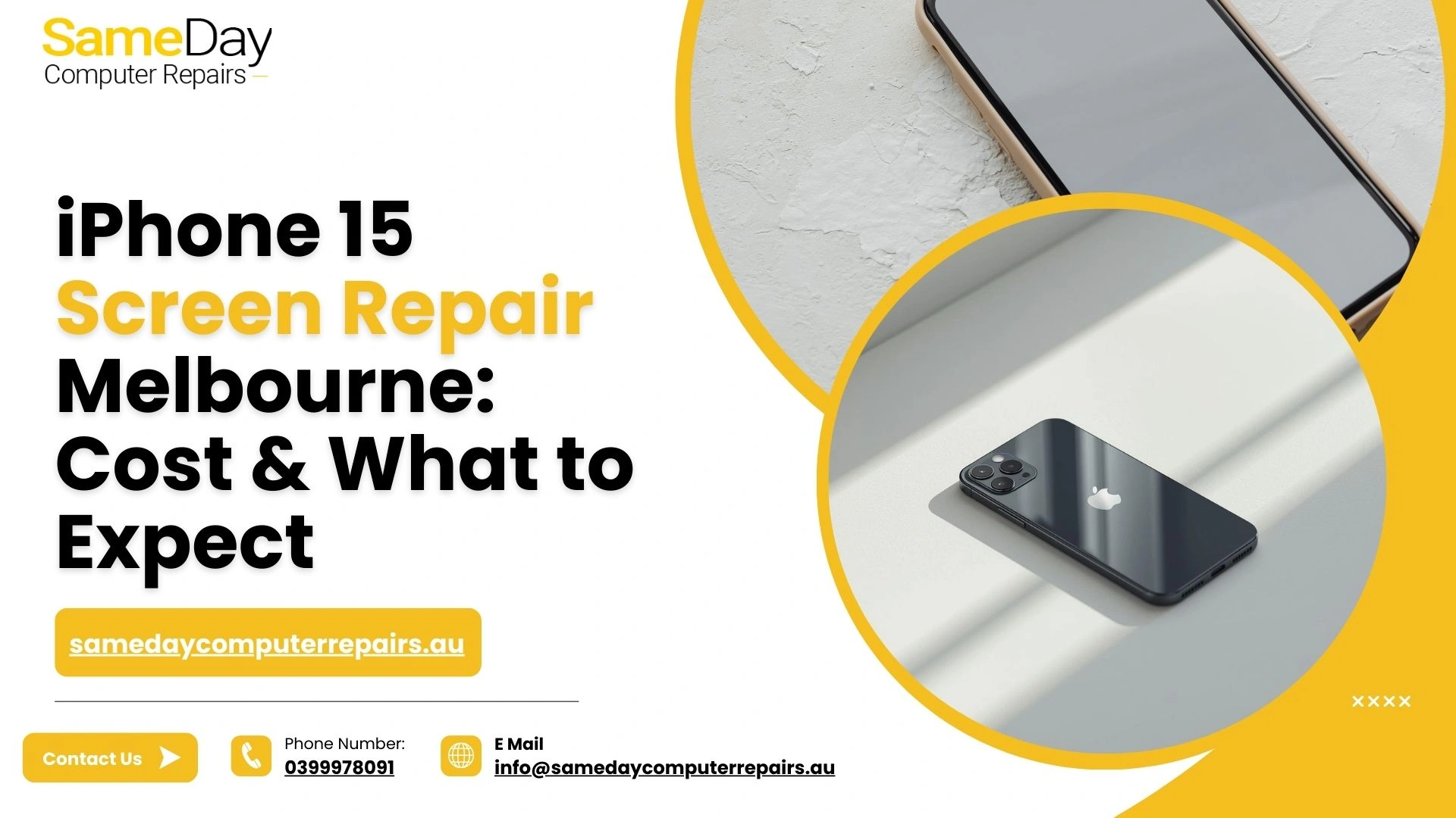 iPhone 15 Screen Repair Melbourne