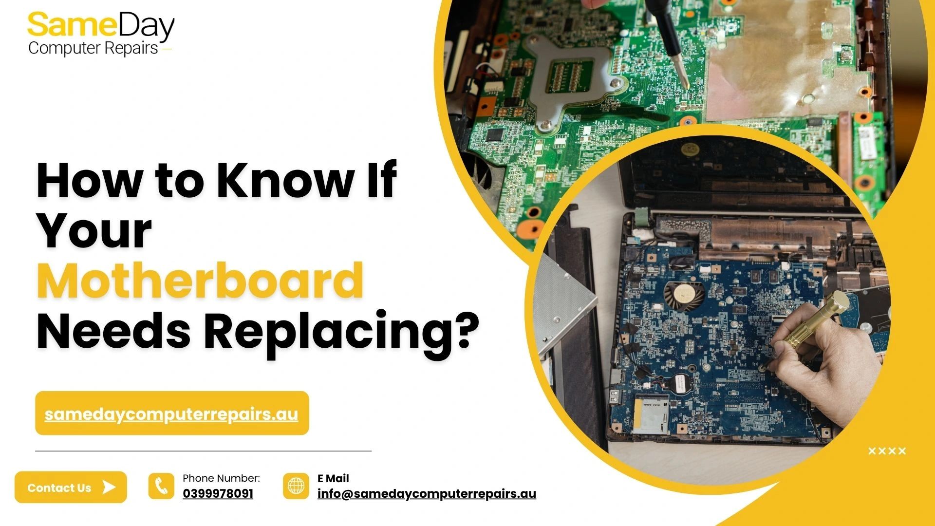 Motherboard Needs Replacing