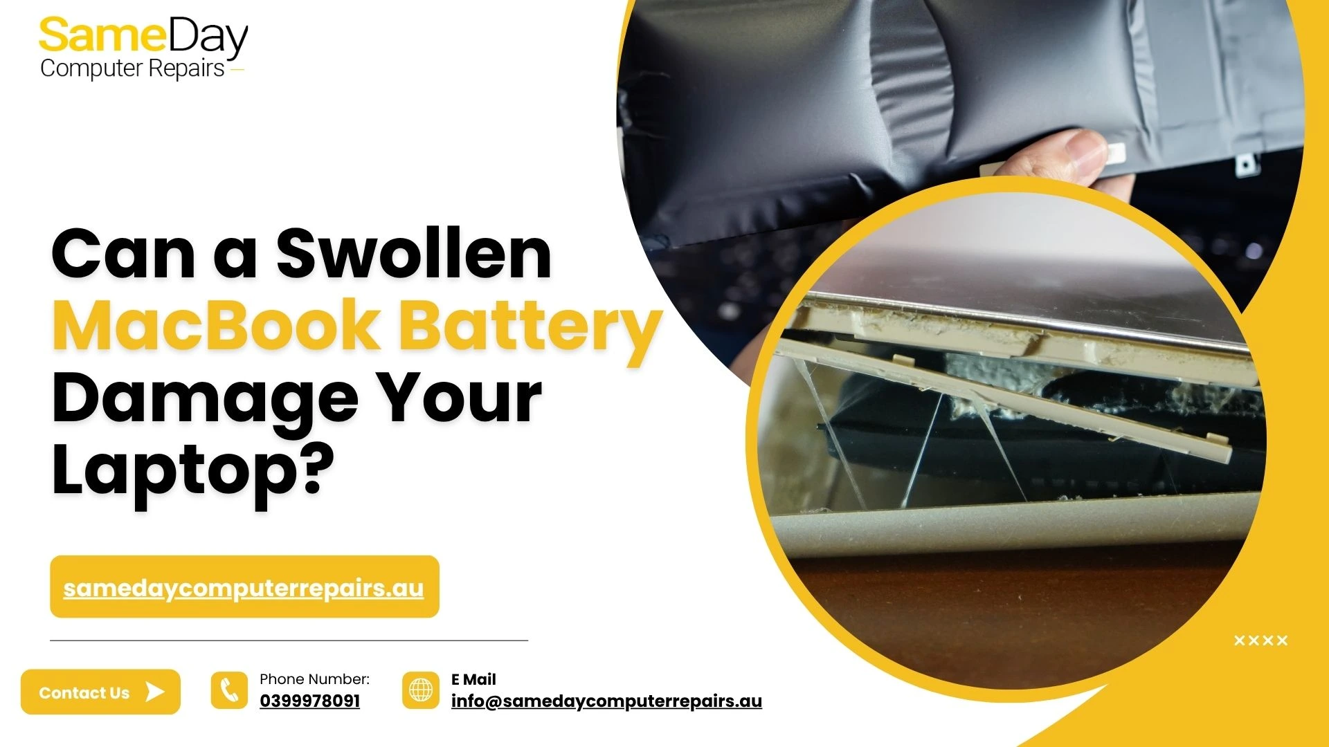 Swollen MacBook Battery Damage Your Laptop