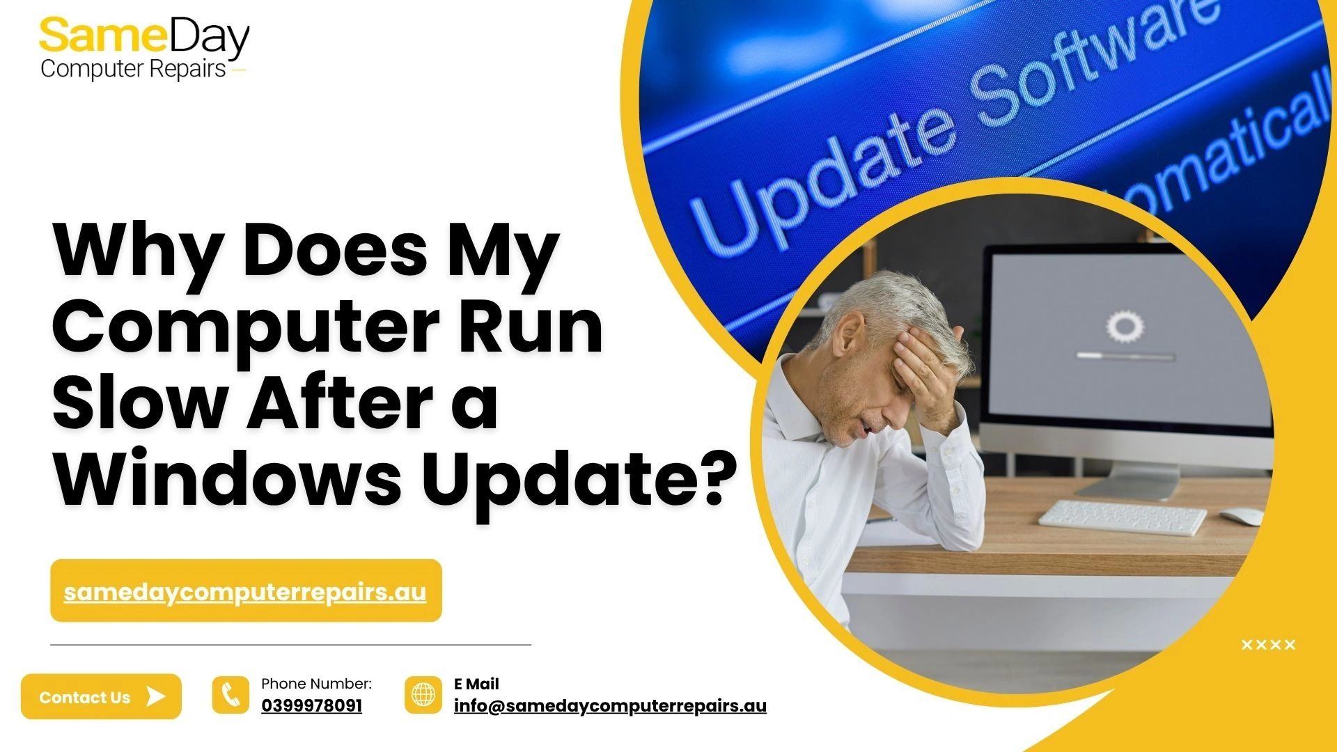Computer Run Slow After a Windows Update