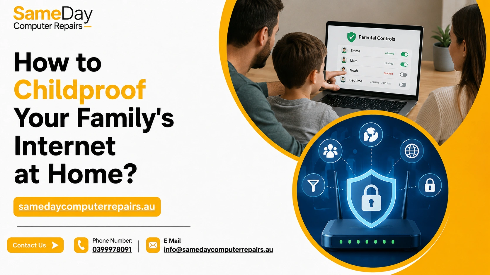 How to Childproof Your Home Internet